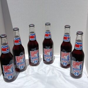 VINTAGE Richard Petty Pepsi Longneck Pepsi Bottles 1st Winston Cup Race ,Final